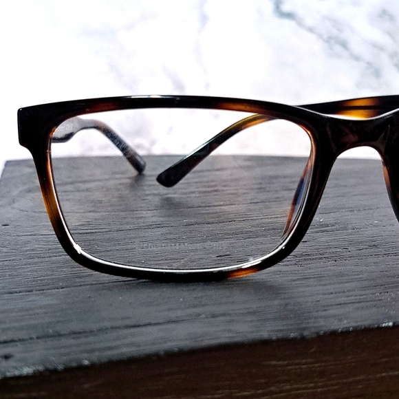 NEW Rx'able Eyeglass Frame, men's large/big/oversized glasses, brown 60-19-150 - Picture 2 of 6